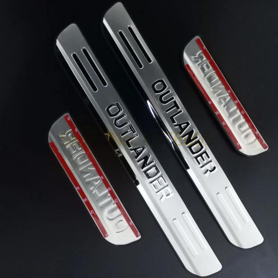 for Mitsubishi outlander 2013 to 2022  stainless steel door sill welcome pedal car stylin